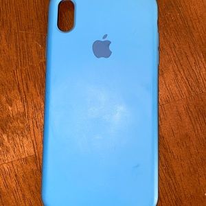 Blue Apple case for IPHONE XS MAX